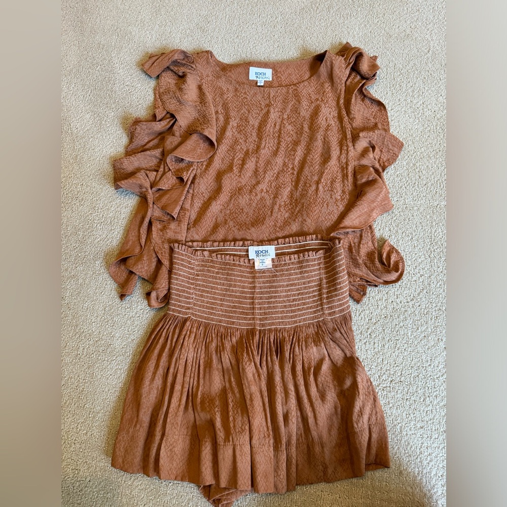 Koch Cafe Python Shorts And Top Set - image 1